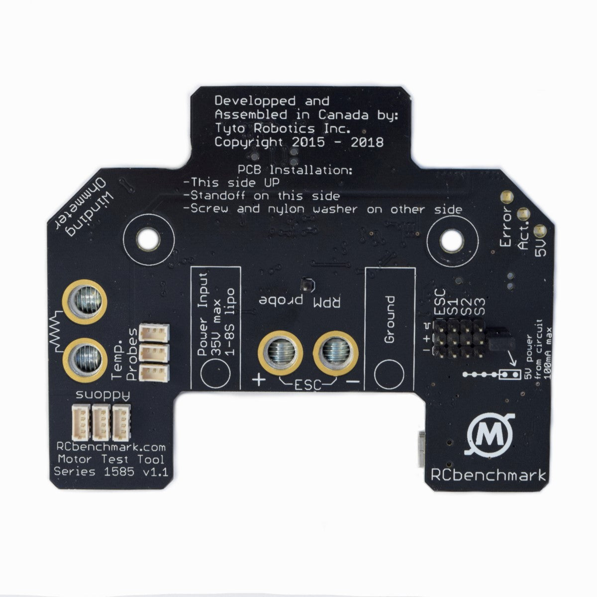 series 1585 thrust stand replacement board
