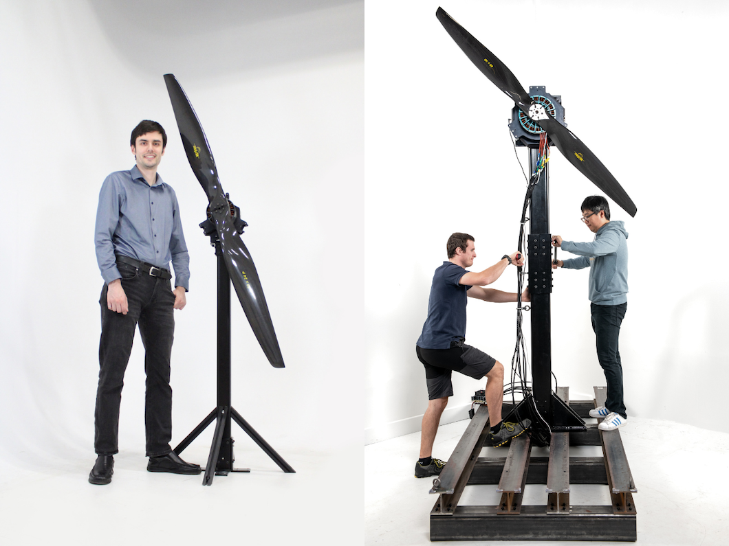 big brushless motor testing