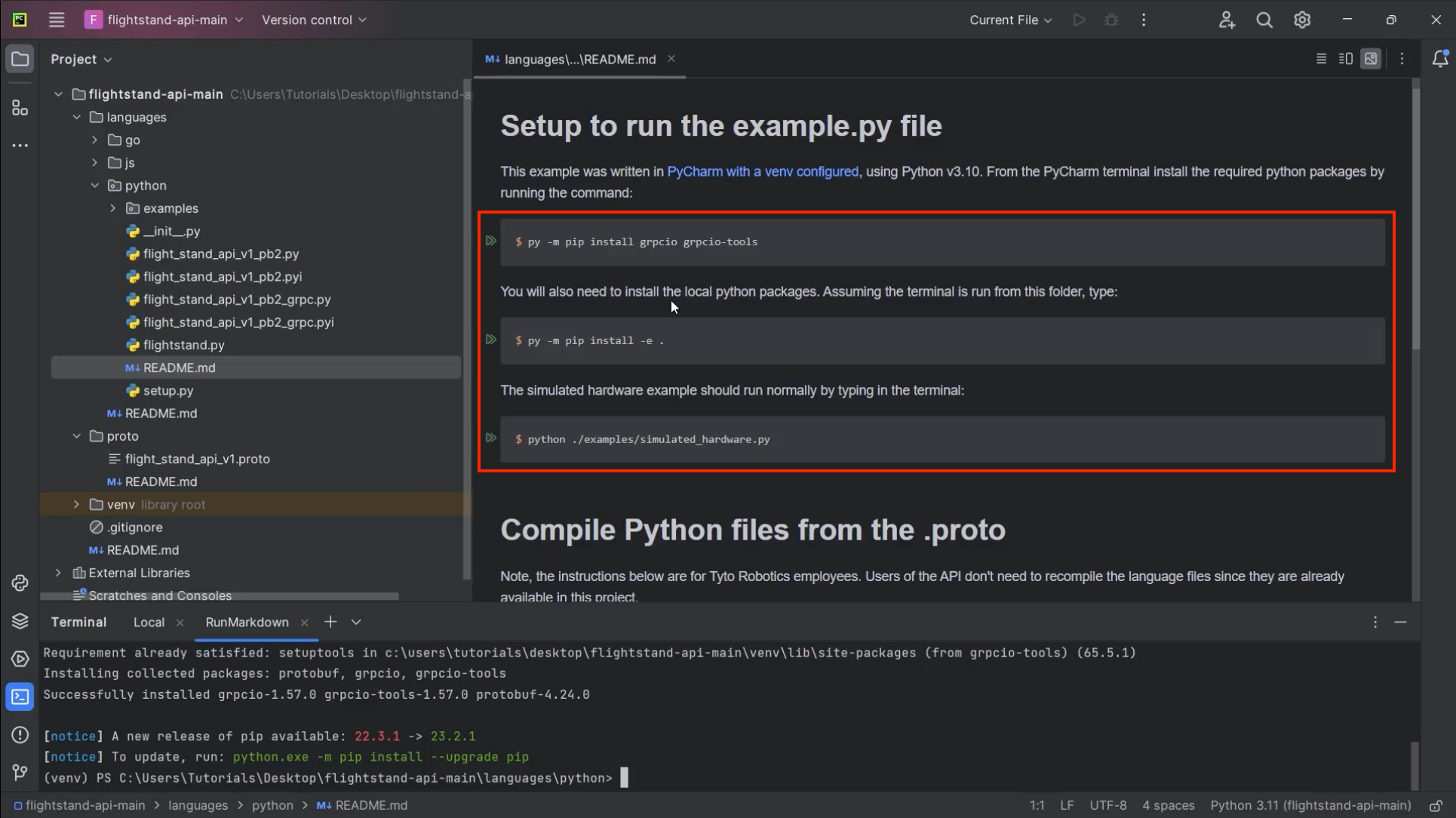 can esc setup examples