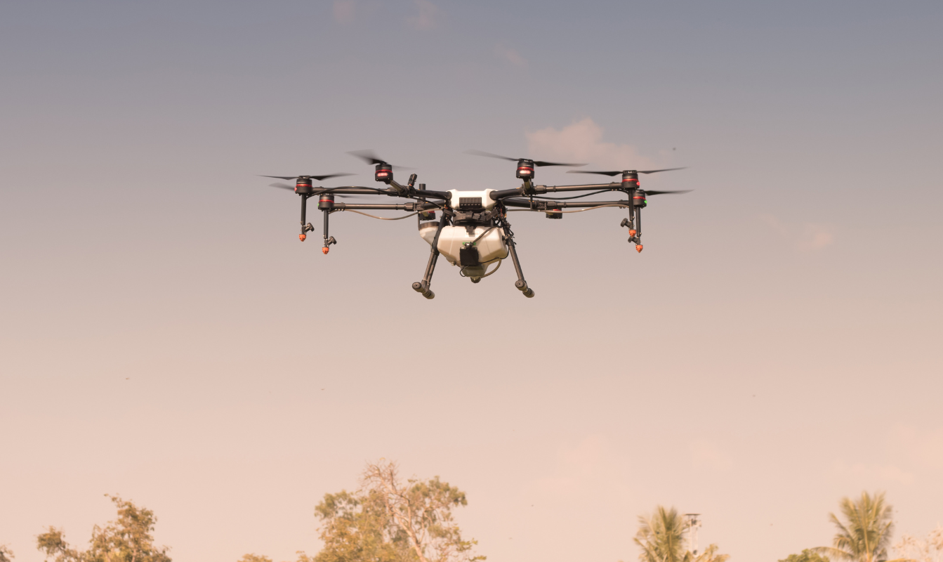 agricultural drone with payload