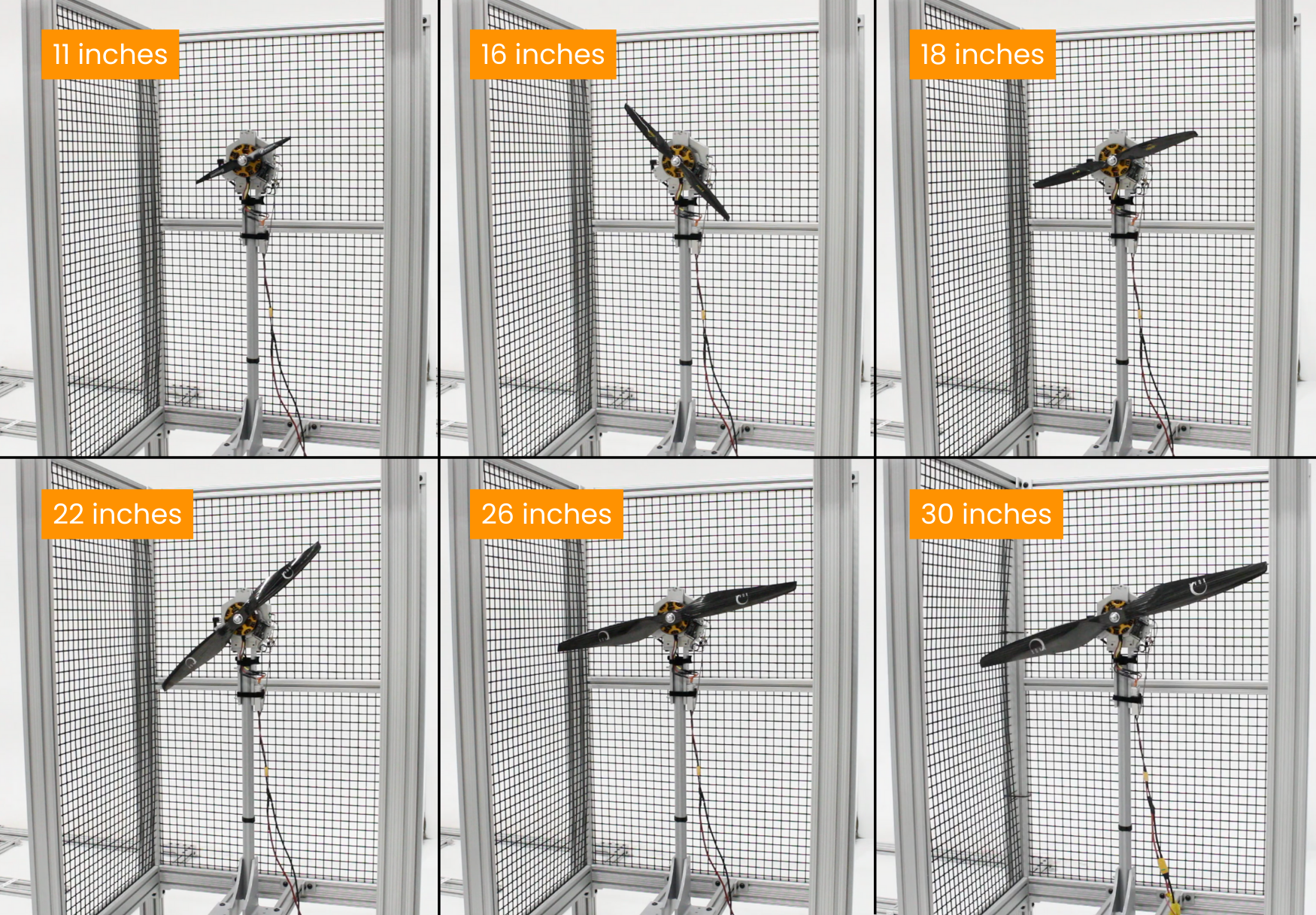 thrust stand dynamometer for motor mapping