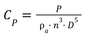 Power Coefficient Formula
