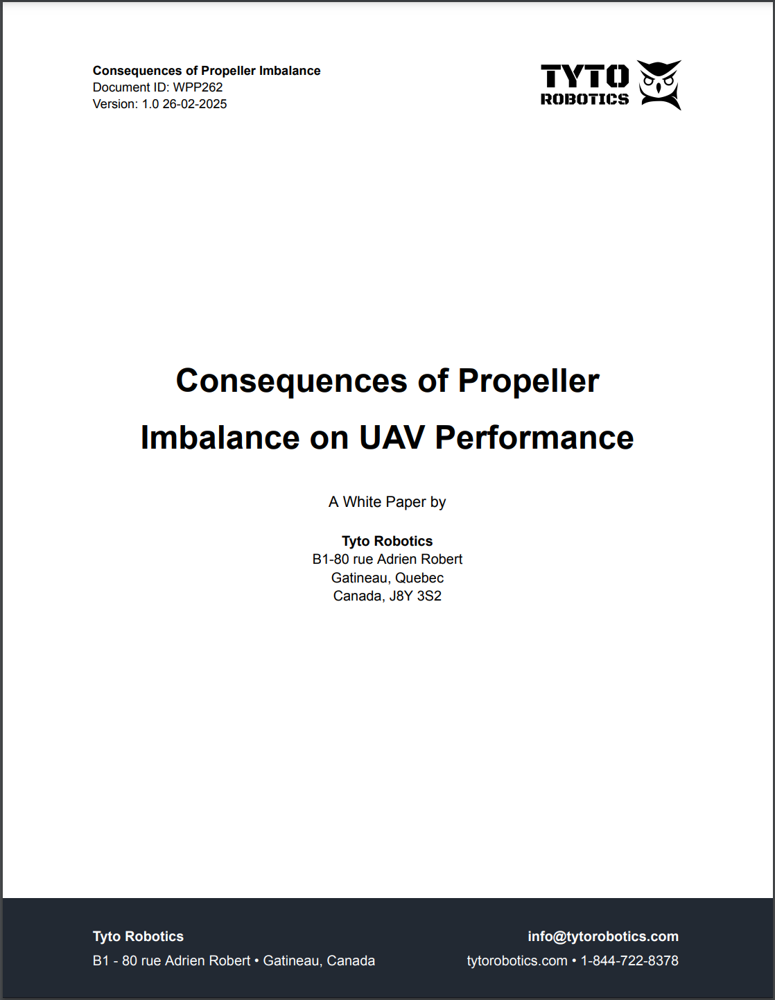 propeller balancing white paper