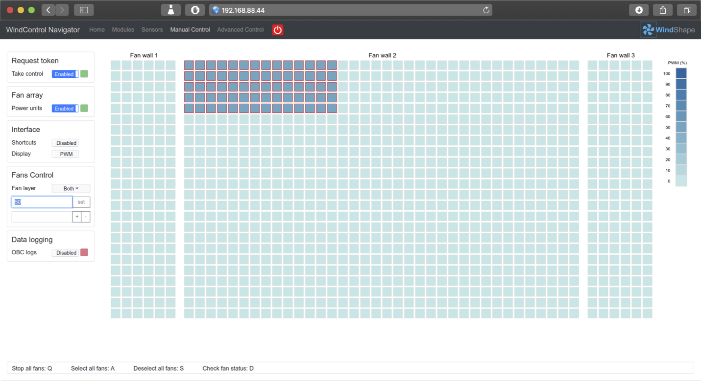 Wind tunnel software